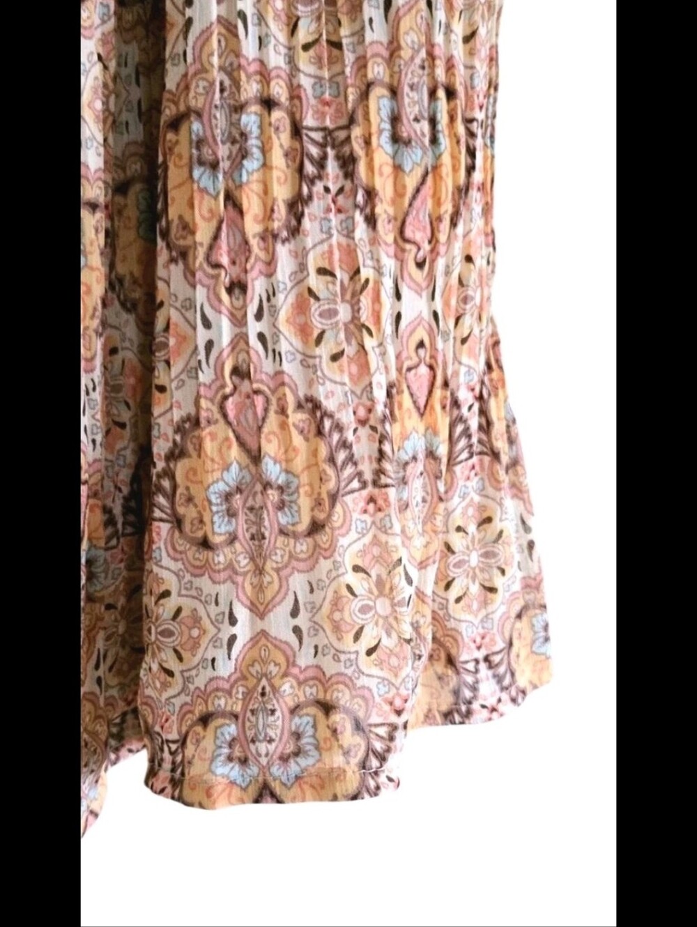American Rag Mini Skirt Floral Mix Print Lined Elastic Waist Size Large NWT - Picture 5 of 9